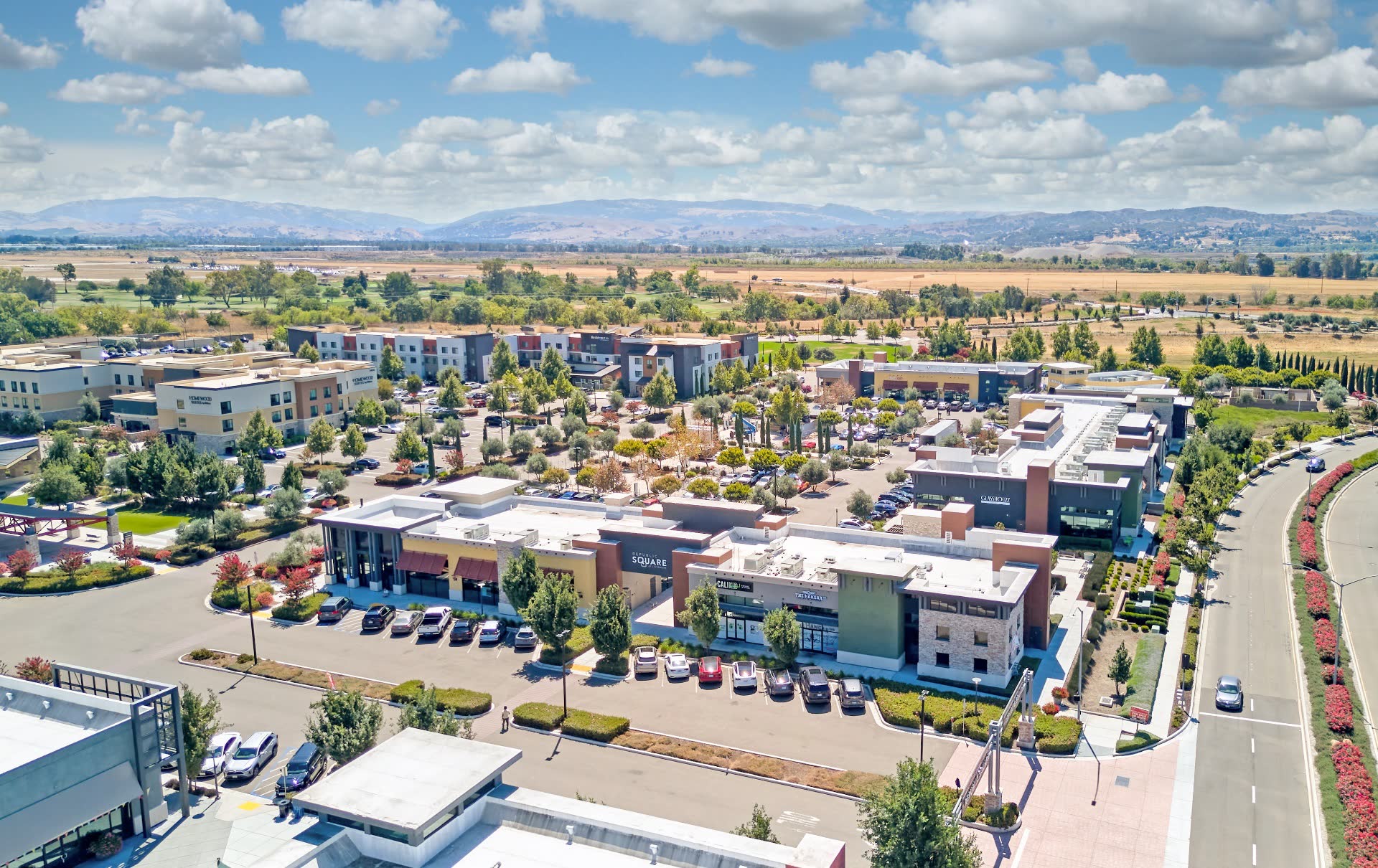 Republic Square at Livermore storefronts and plaza